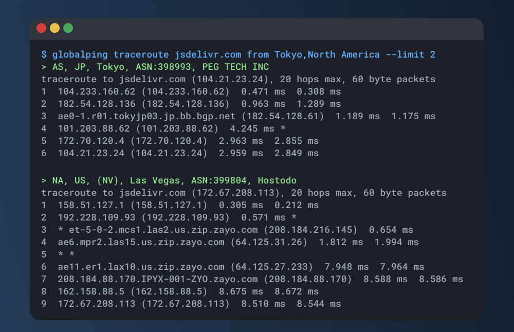 Common Network Troubleshooting Use Cases: Traceroute