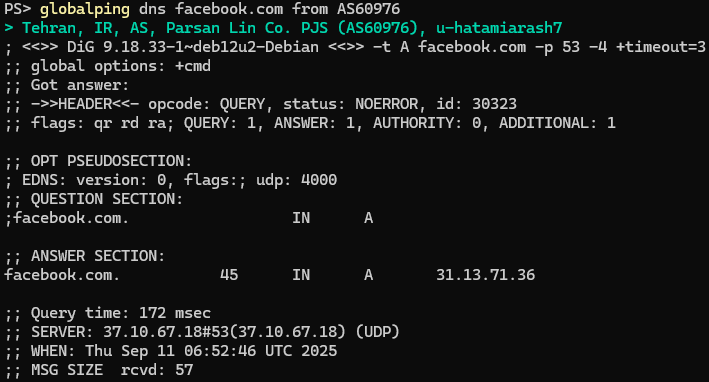 Explore global internet censorship with network testing