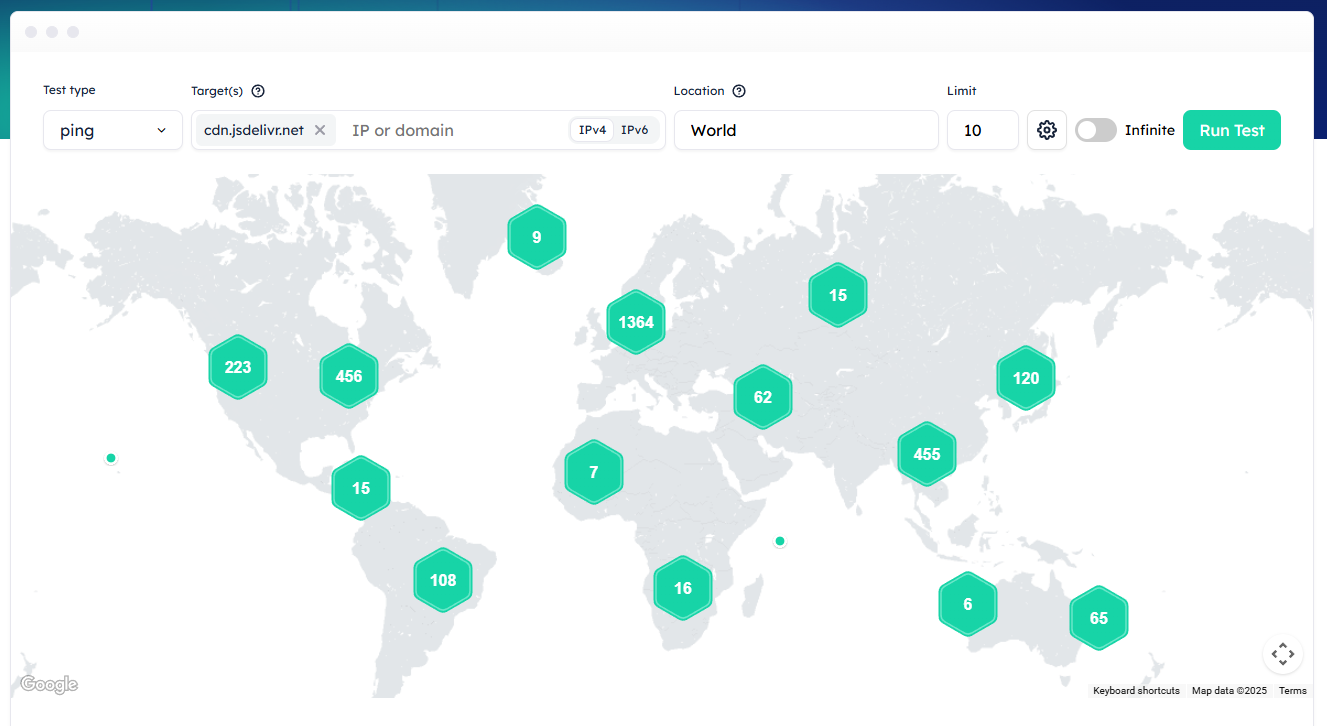 When you visit our website, you can find our web tool at the very top of the page.