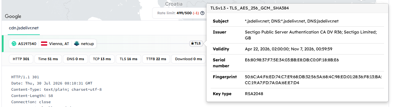You can now view TLS details for every HTTP measurement result.
