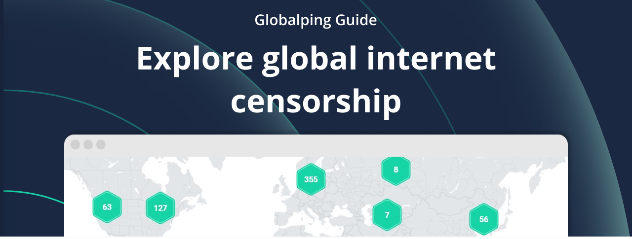 Explore global internet censorship with network testing