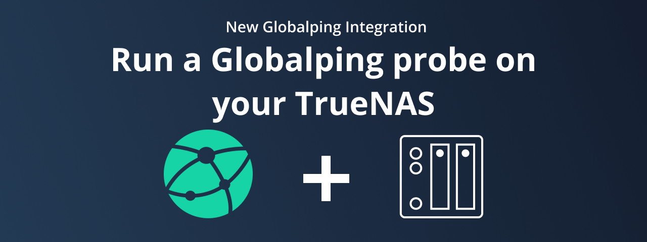 Hosting a Globalping probe on TrueNAS